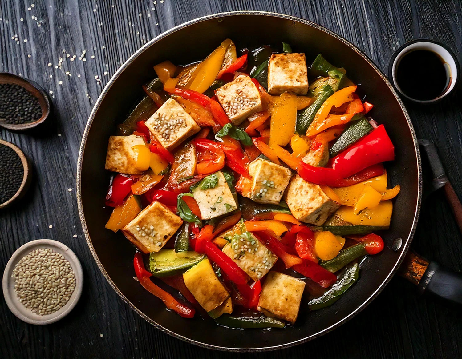 Proteinreiche Gemüsepfanne mit Tofu – Gesund & schnell zubereitet ... Proteinreiche Gemüsepfanne mit Tofu – Gesund & schnell zubereitet ...