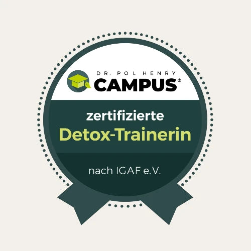 Siegel ziertifizierte Detox Trainerin