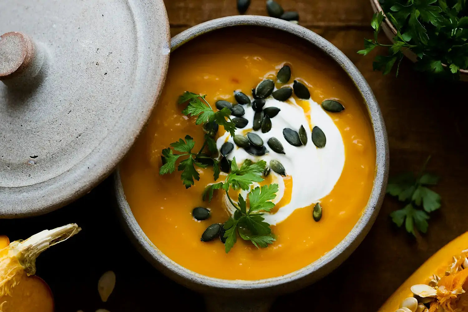 Butternut-Kürbis-Suppe