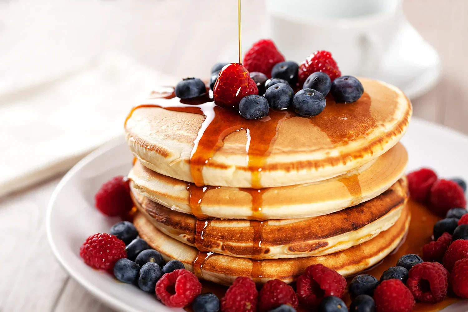 Protein-Pancakes mit Beeren