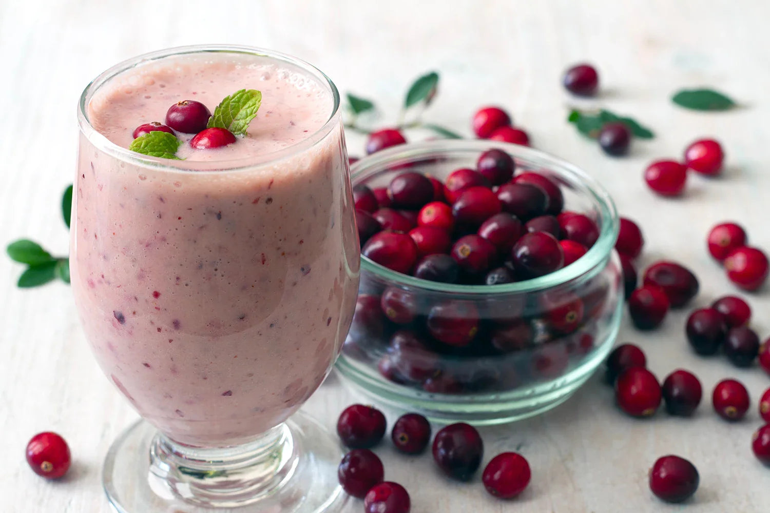 Wohliger Cranberry-Smoothie