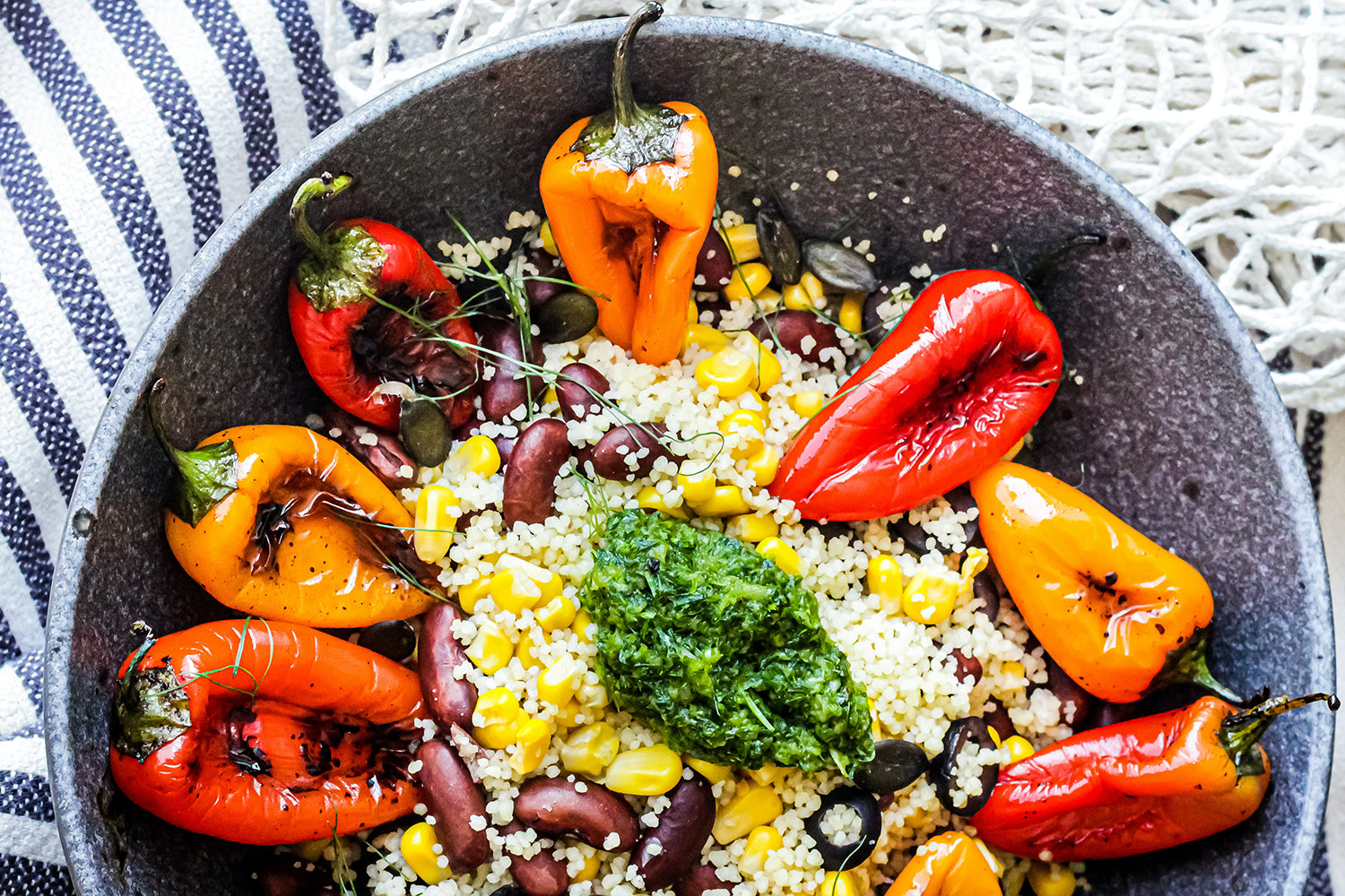 Mediterranes Ofengemüse mit Quinoa – ideal zum Abenehmen