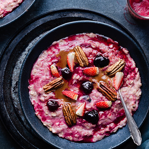 Porridge mit Beeren