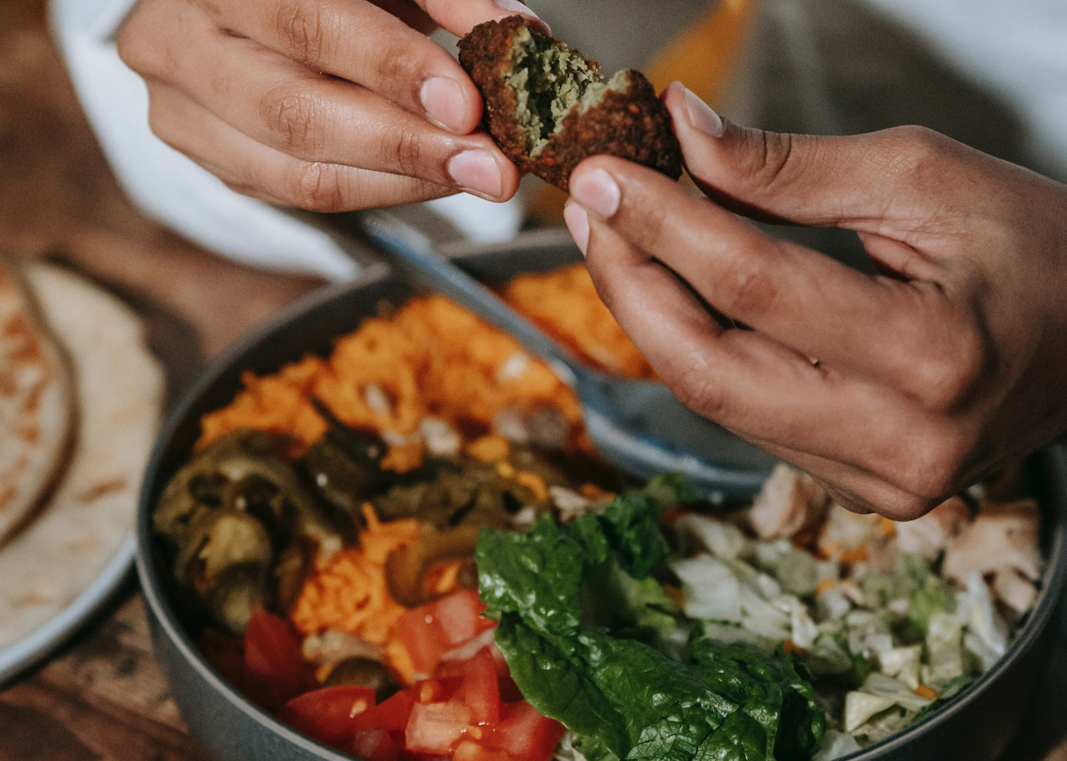 Falafel-Grünkohl-Salat